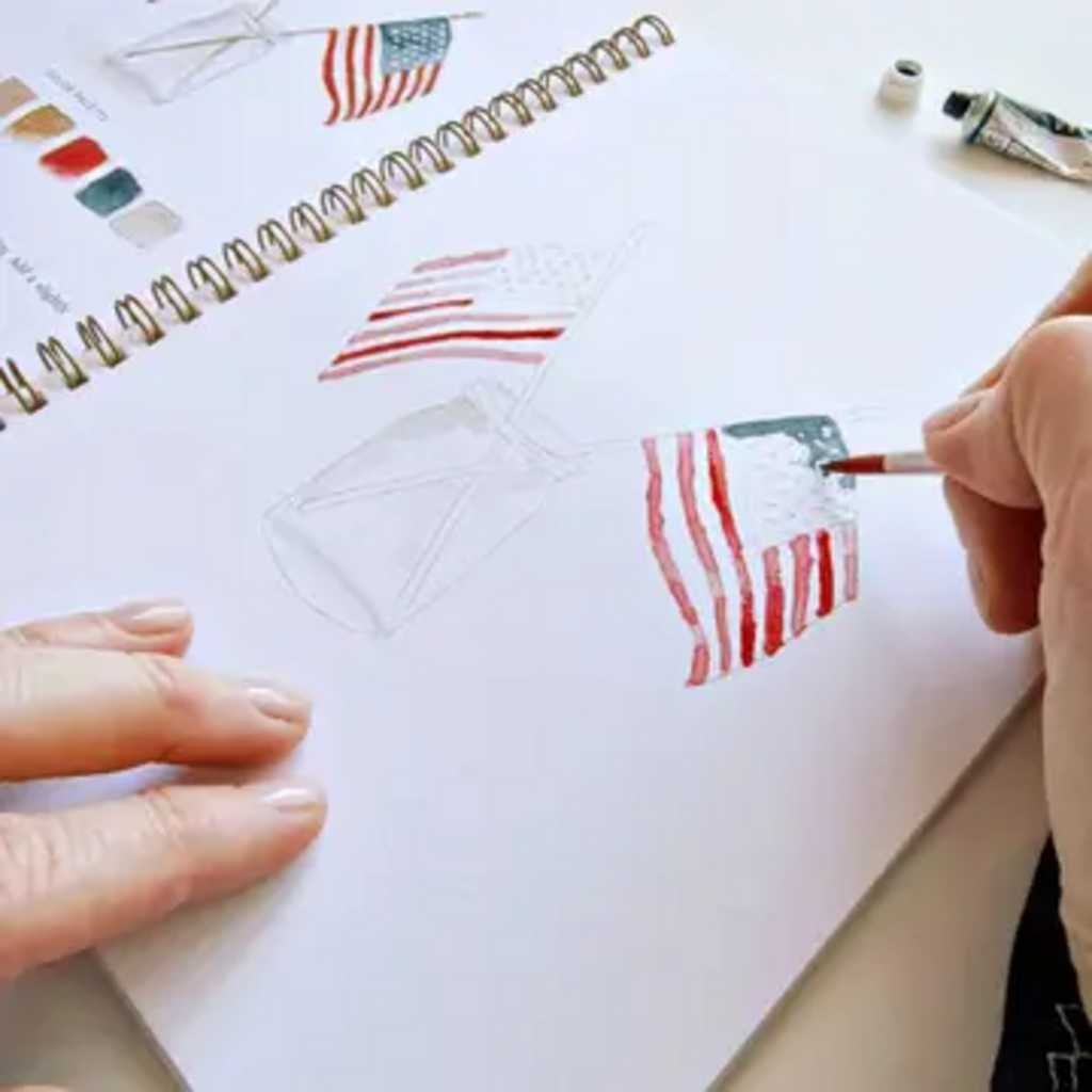Americana Watercolor Notebook
