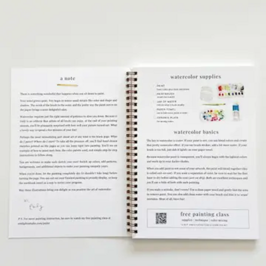 Fruit Watercolor Notebook