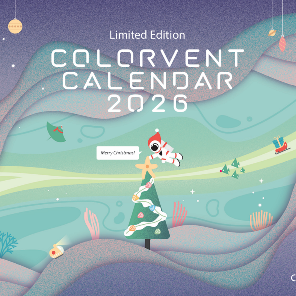 2026 Colorverse Colorvent Ink Calendar