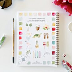 Tropical Watercolor Notebook