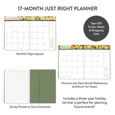 Fruit and Flora 17 Month Planner