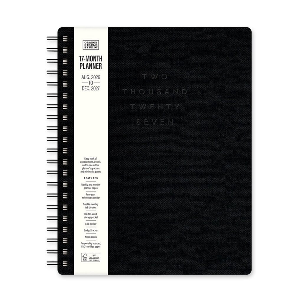 2027 Midnight Baxter Large Planner