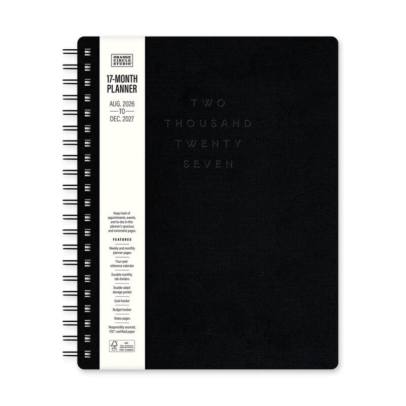 2027 Midnight Baxter Large Planner
