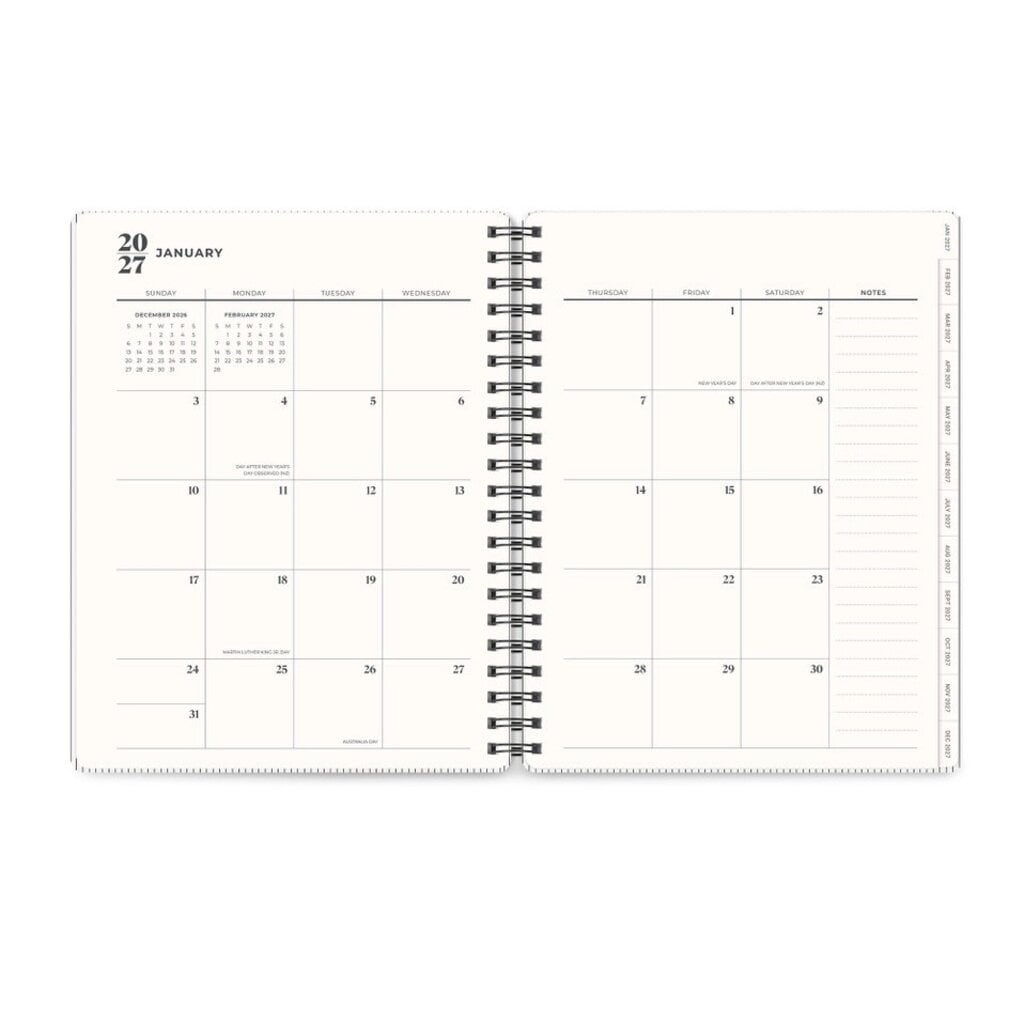 2027 Midnight Baxter Large Planner