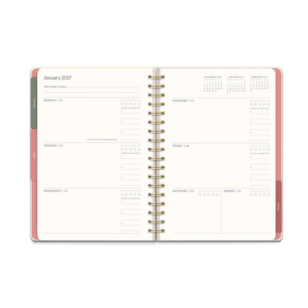 2027 Tri-Tab Planner Age of Romance
