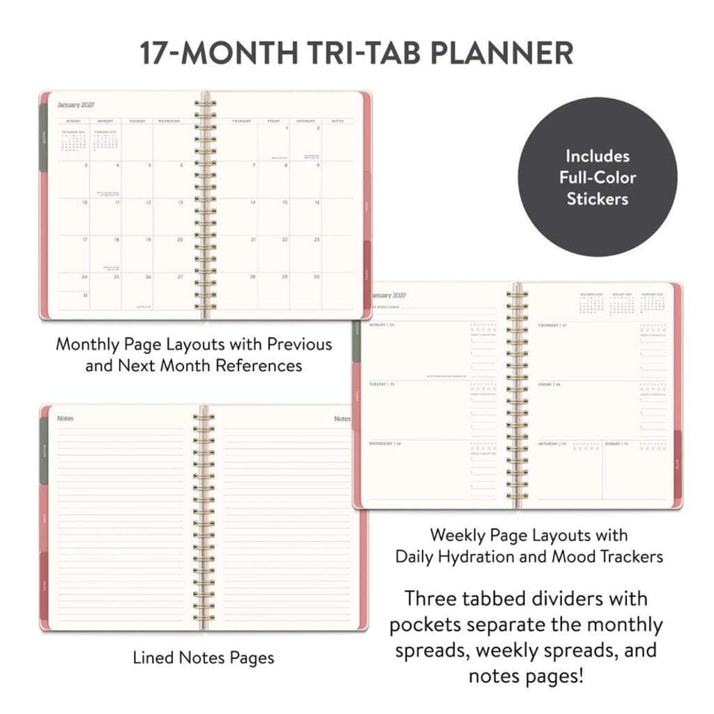 2027 Tri-Tab Planner Age of Romance