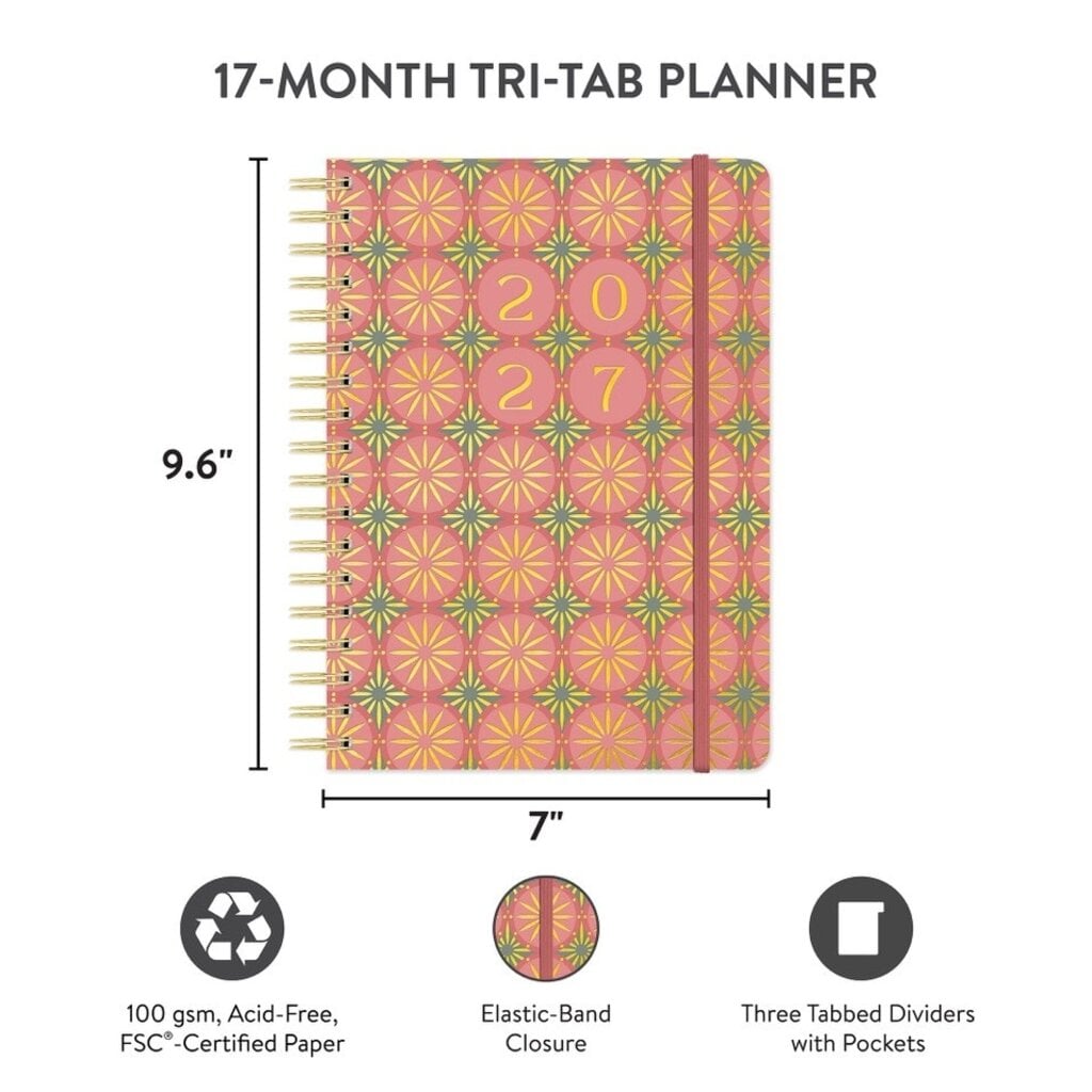 2027 Tri-Tab Planner Age of Romance