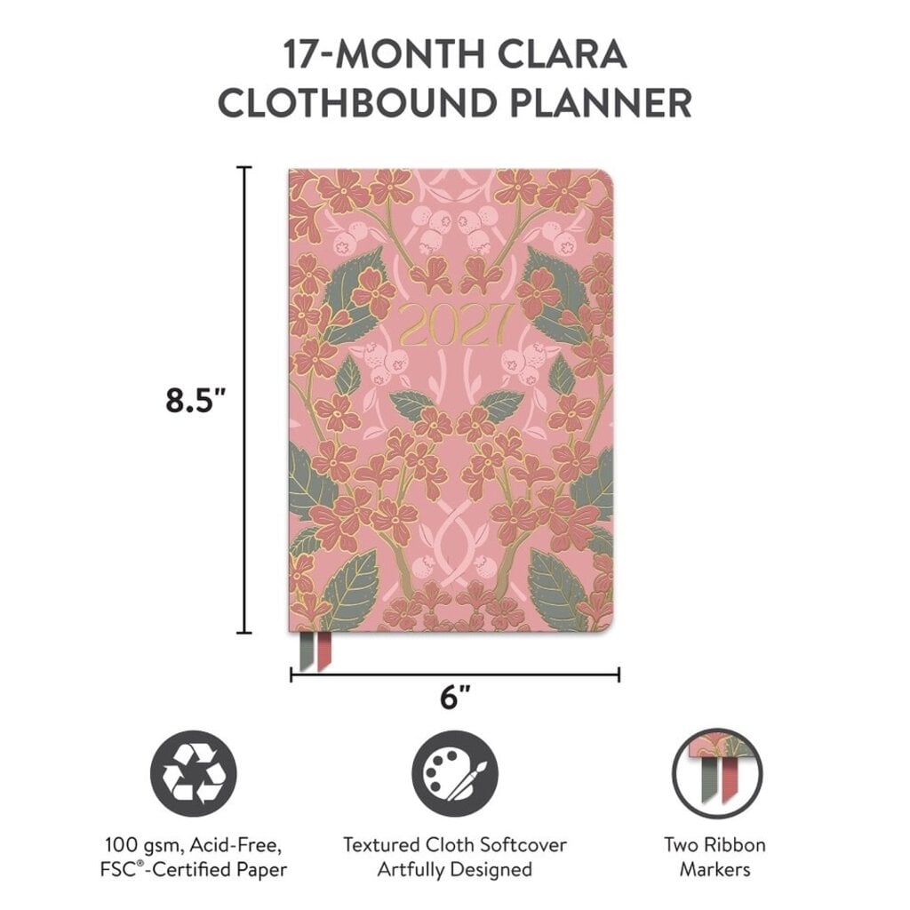 Clara Clothbound Planner 2027