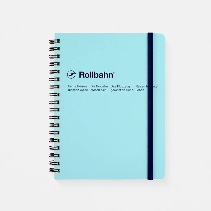 Rollbahn A5 Clear Blue Notebook