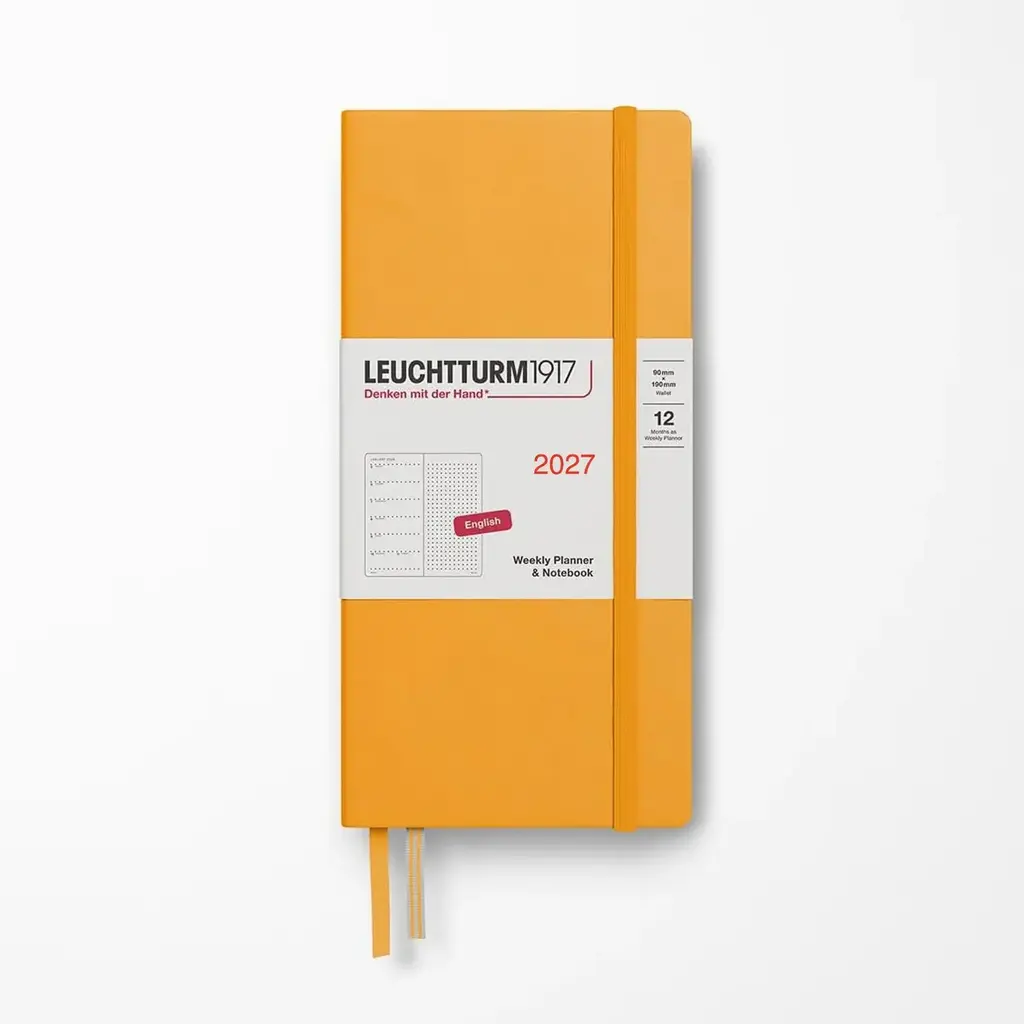 Leuchtrrum 2027 Weekly Wallet Planner Rising Sun