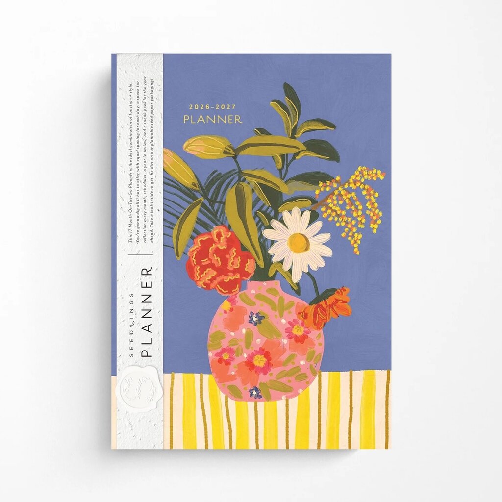 Lazy Daisy -Seedlings On the Go Planner 2026-2027
