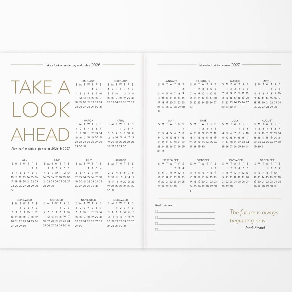 Lazy Daisy -Seedlings On the Go Planner 2026-2027
