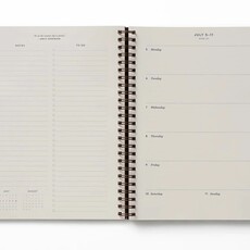 Sage Hydrangea Spiral Planner 2027