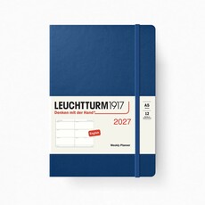 Leuchtrrum 2027 Medium A5 Weekly Planner Indigo