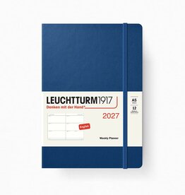 Leuchtrrum 2027 Medium A5 Weekly Planner Indigo