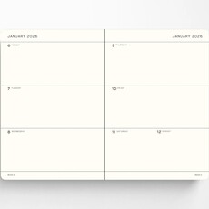 Leuchtrrum 2027 Medium A5 Weekly Planner Indigo