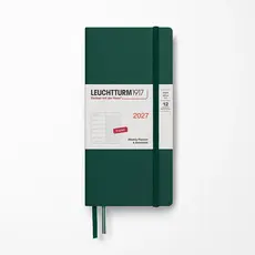 Leuchtterm 1917 Leuchtrrum 2027 Weekly Wallet Planner Forest Green