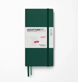 Leuchtterm 1917 Leuchtrrum 2027 Weekly Wallet Planner Forest Green