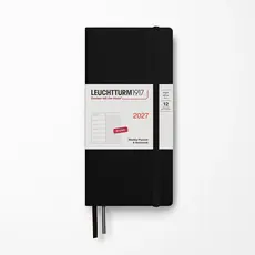 Leuchtterm 1917 Leuchtrrum 2027 Weekly Wallet Planner Black