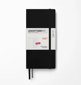 Leuchtterm 1917 Leuchtrrum 2027 Weekly Wallet Planner Black