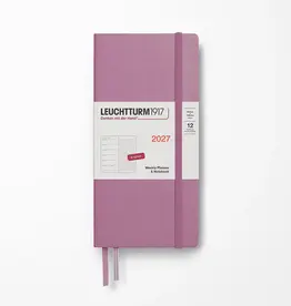 Leuchtterm 1917 Leuchtrrum 2027 Weekly Wallet Planner Dusty Rose