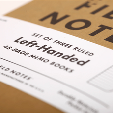 Field Notes Left Handed Field Notes Set/3