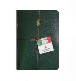 Set/3 Bird Italian Notebooks green