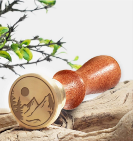 Mountain Wax Seal Stamp Rosewood Handle