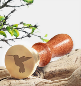 Hummingbird Wax Seal Stamp Rosewood Handle