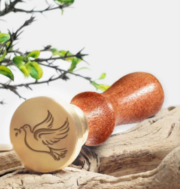 Peace Dove Wax Seal Stamp Rosewood Handle