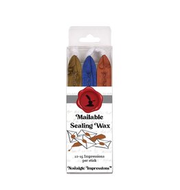 Sealing Wax Set/3 Copper, Olive, Sapphire