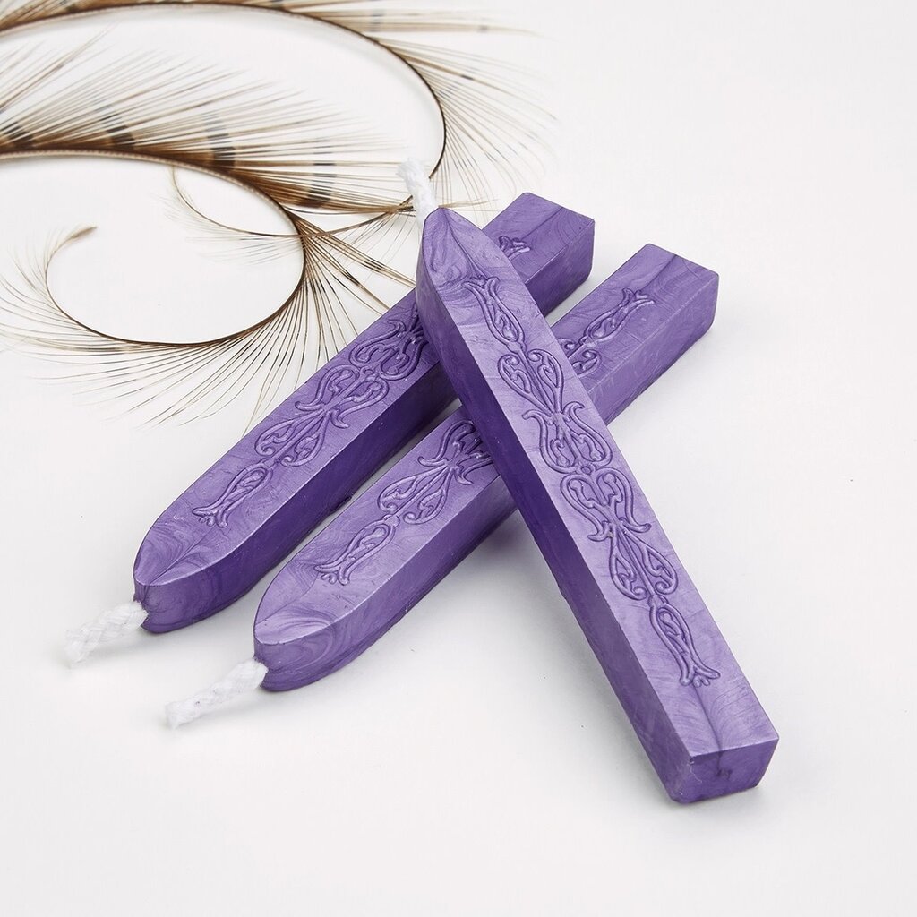 Sealing Wax Set/3  Turquoise, Purple, Gold