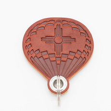 Leather Balloon Keychain
