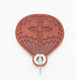 Leather Balloon Keychain