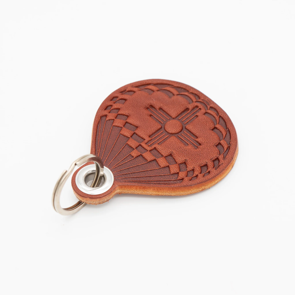 Leather Balloon Keychain