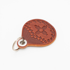 Leather Balloon Keychain