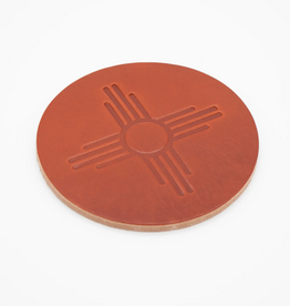 Leather ZIA Coasters set/4