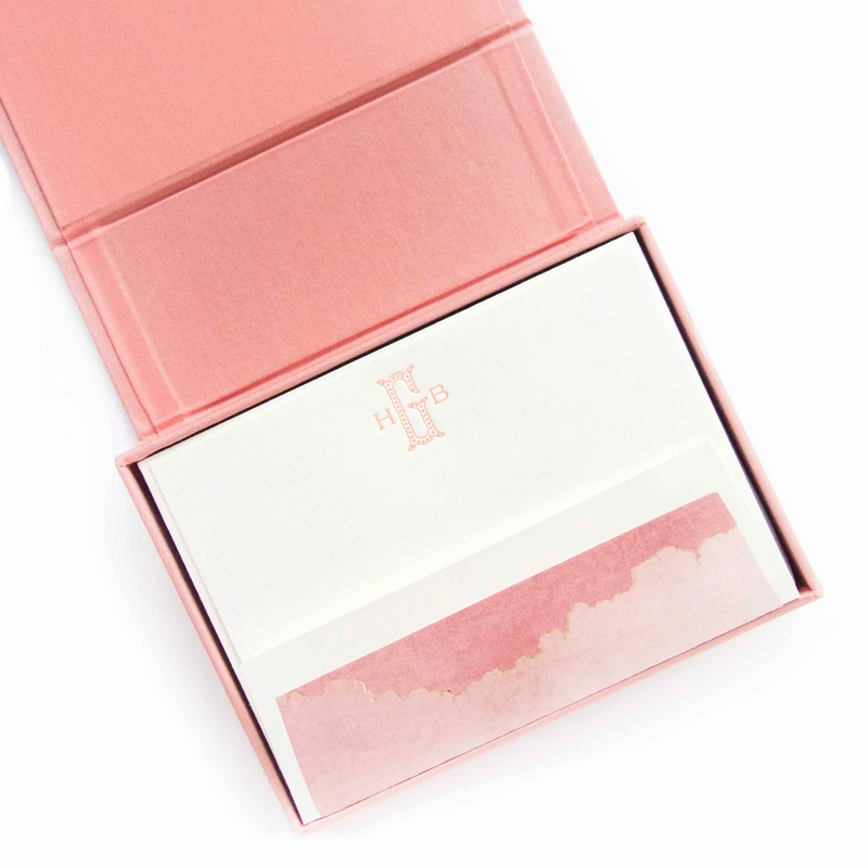 Sandias Silk Stationery Box
