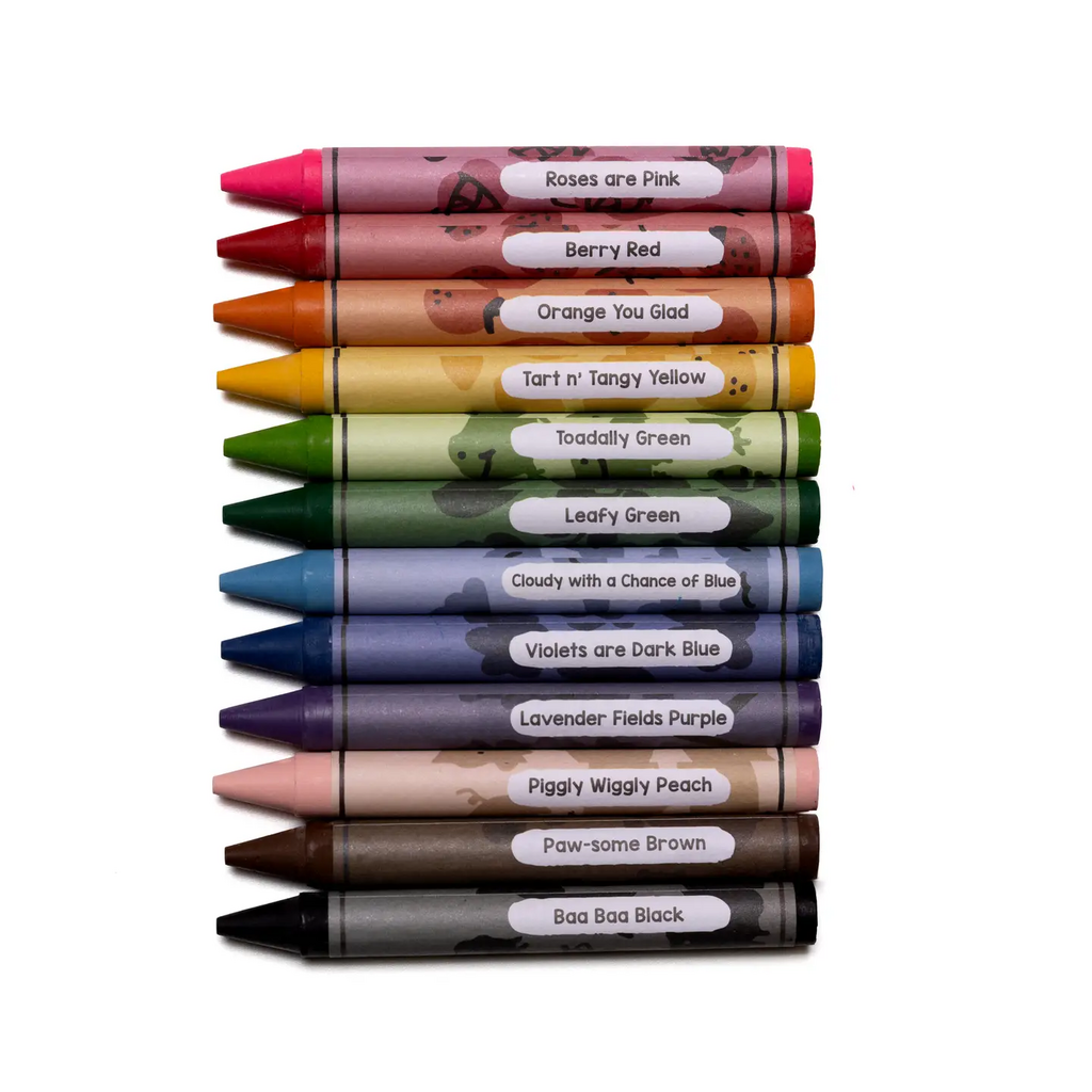 Beeswax Crayons set/12
