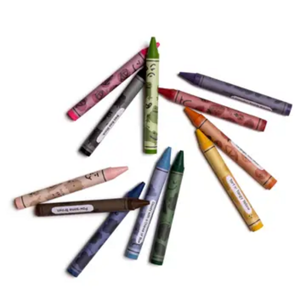 Beeswax Crayons set/12