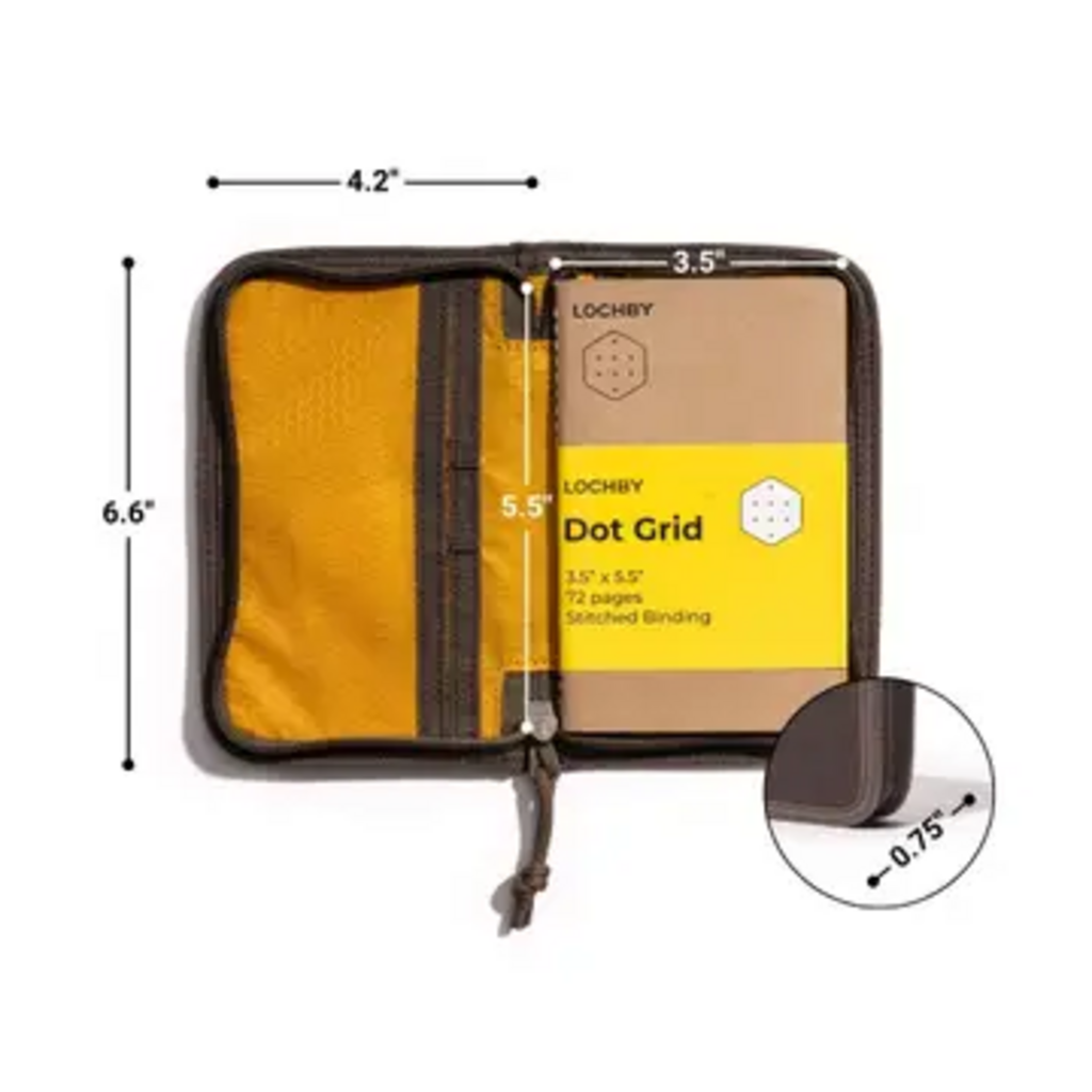 Lochby Pocket Journal Brown