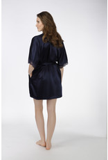 Christine Lingerie  Silk Boudoir Short Robe