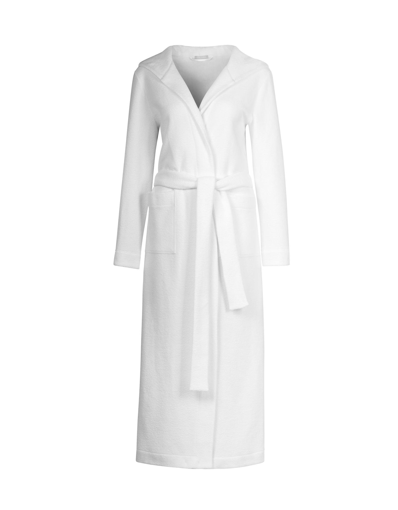 Hanro Long Hooded Fleece Lined Robe