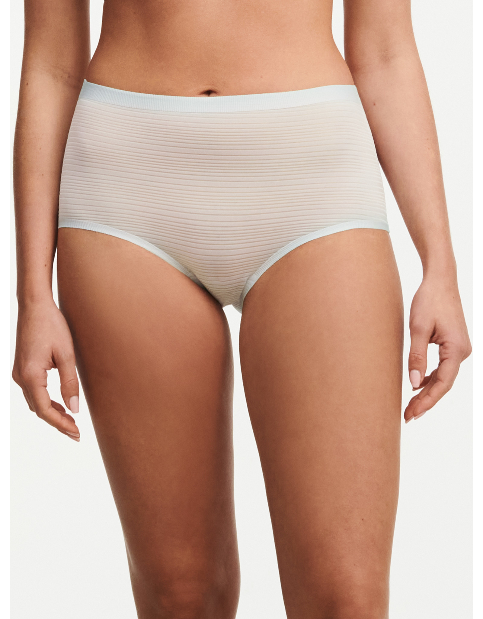 SoftStretch Stripes High Waisted Thong - La Jolie Madame