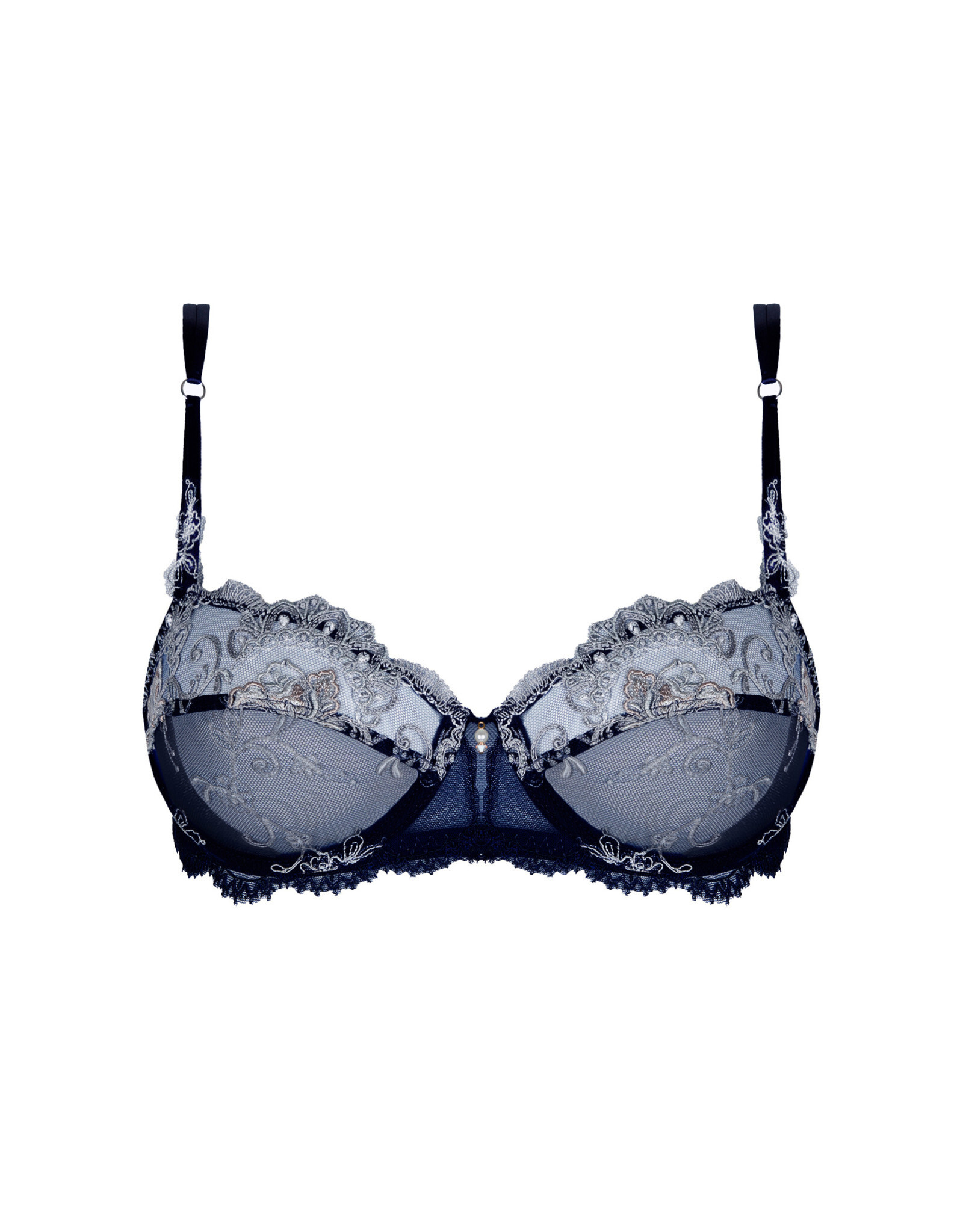 Half cup bra Glamour Couture black LISE CHARMEL
