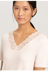 Hanro Moments Short Sleeve Long Nightdress