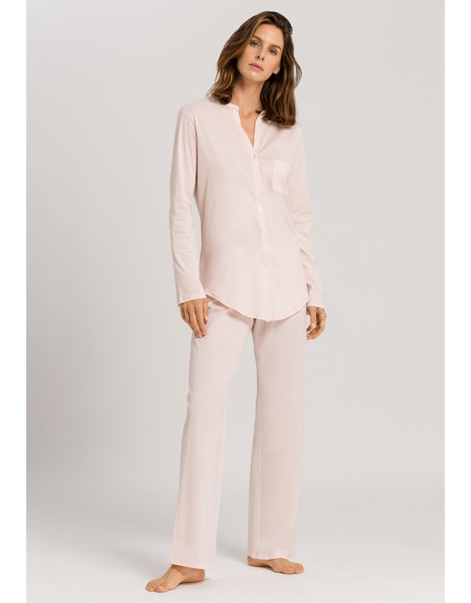 Hanro Cotton Deluxe Long Sleeve Pyjama