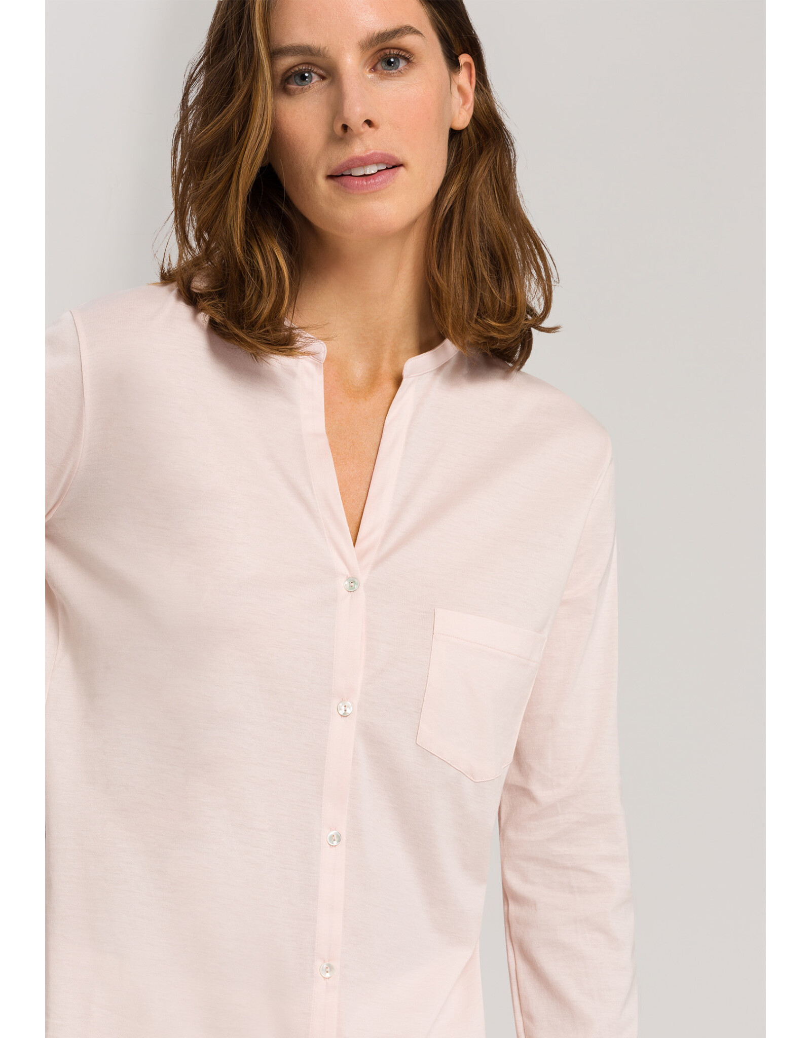 Hanro Cotton Deluxe Long Sleeve Pyjama