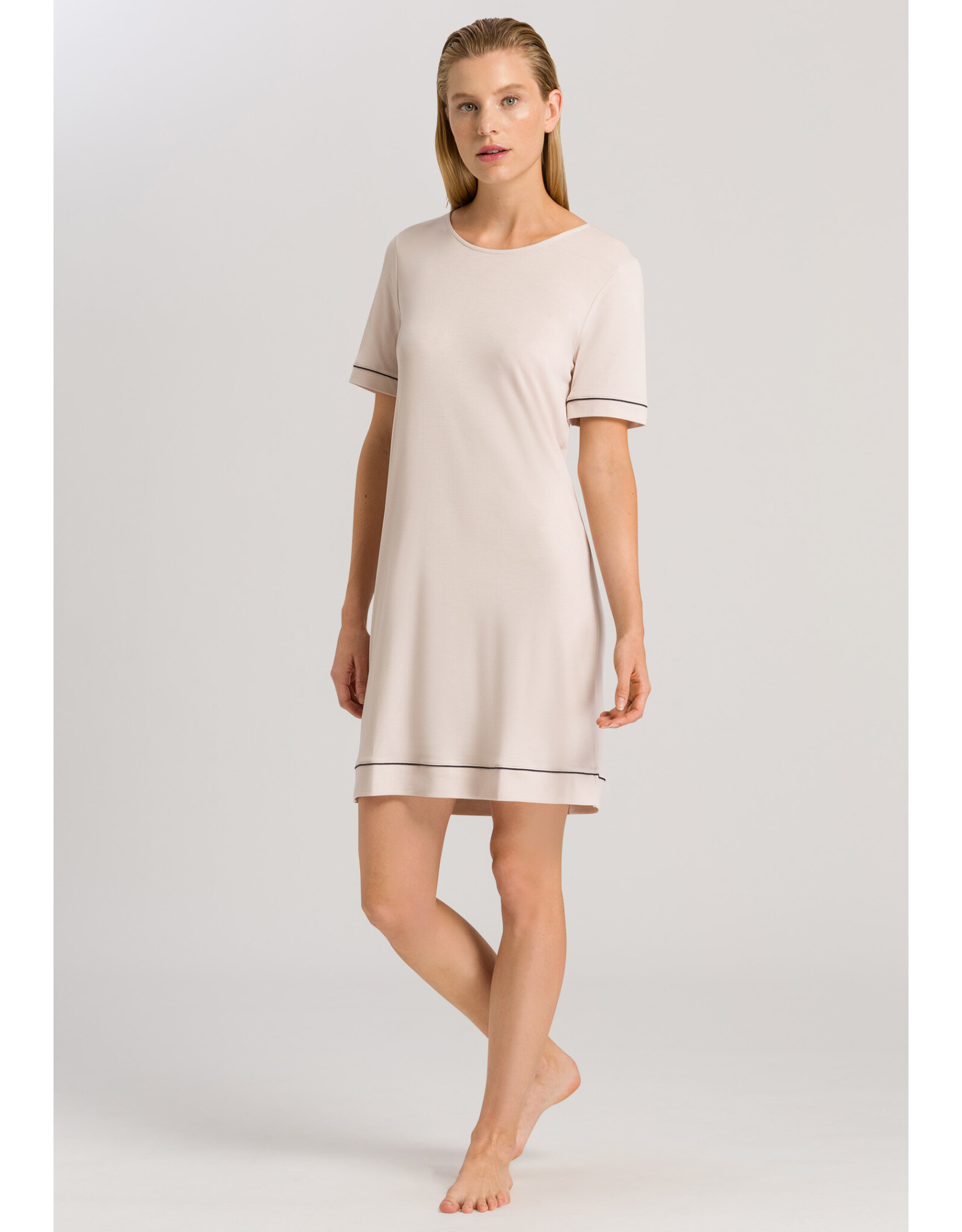 Hanro Natural Comfort Short Cap Sleeve Nightgown