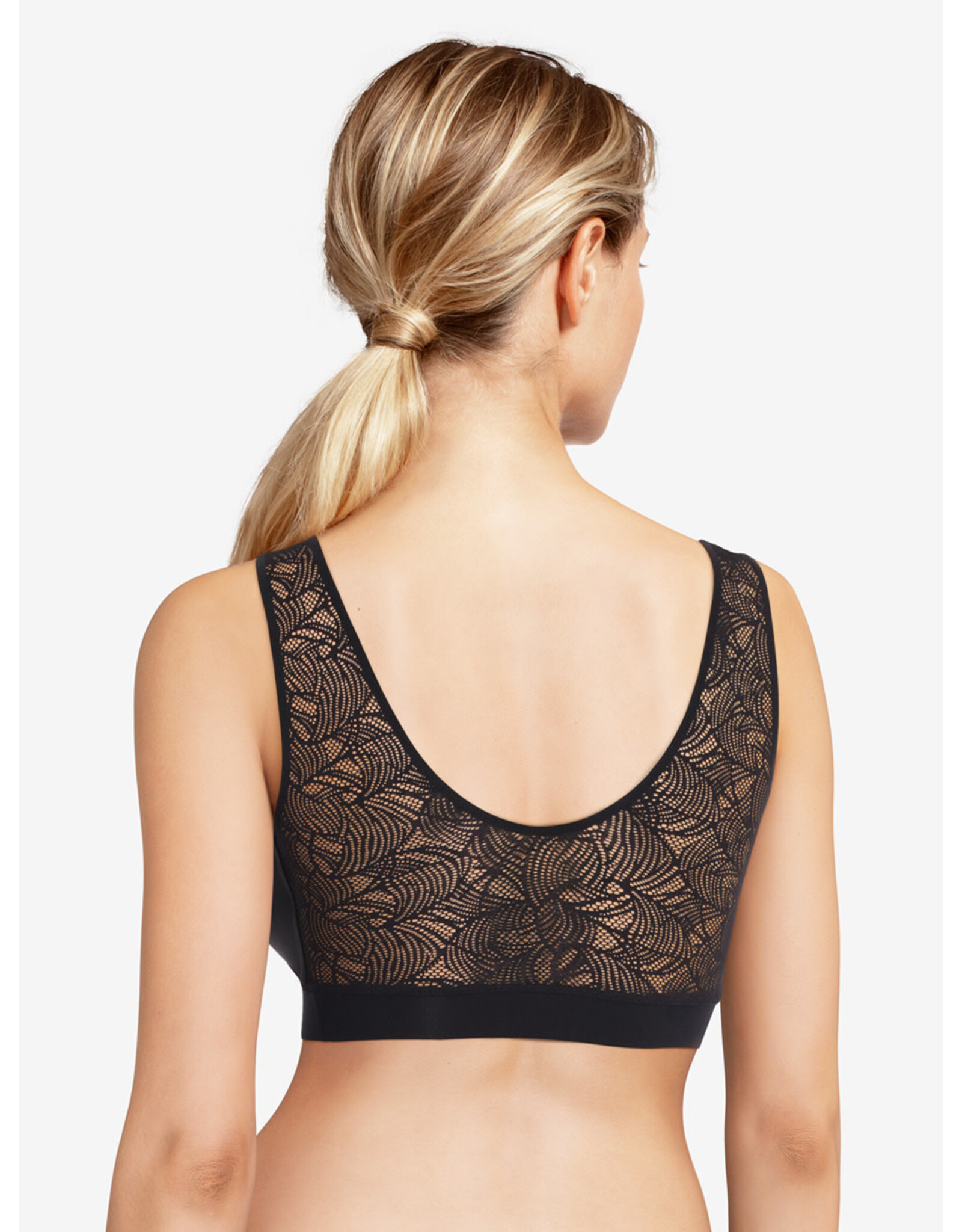 Chantelle SoftStretch Lace V Back Padded Bralette